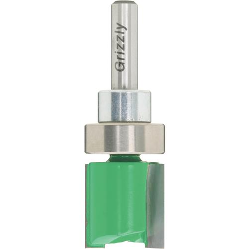 Image for Grizzly C1308 - 3/4" Pattern Cutting Straight Bit, 1/4" Shank