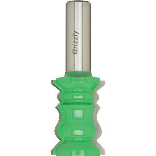 Image for Grizzly C1522 - 1-1/2" Crown Moulding Bit, 1/2" Shank