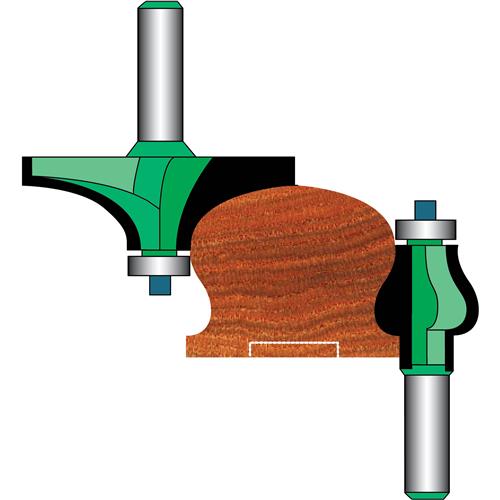 Image for Grizzly C1542 - Handrail Bit Set #1, 1/2" Shank