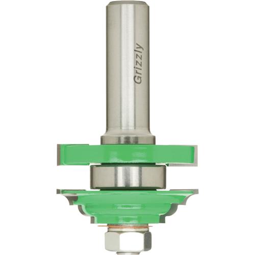 Image for Grizzly C1654 - Carbide-Tipped Reversible Stile & Rail - Classical, 1/2" Shank