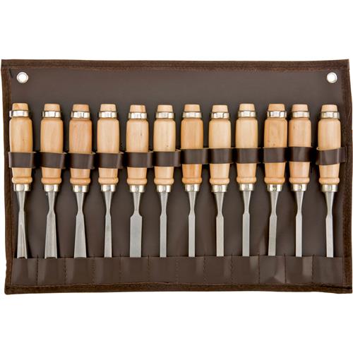 Image for Steelex D2227 - 12 pc. Carving Chisel Set