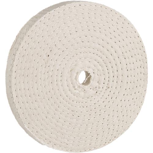 Image for Steelex D2506 - 5" x 60 Ply x 1/2" Spiral Sewn Buff Wheel, 5,000 RPM