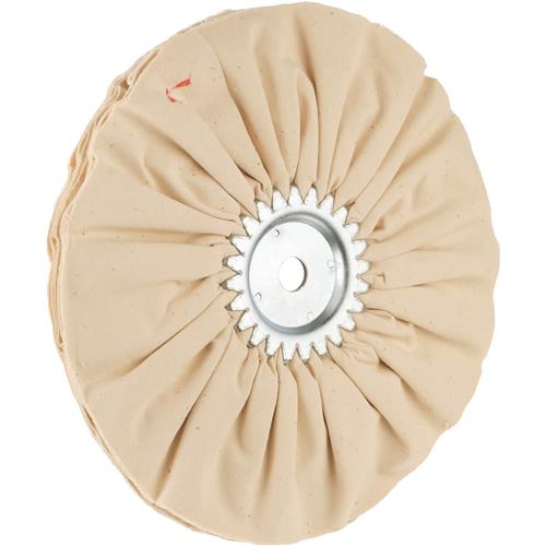 Image for Woodstock D2519 - 8" x 12 Ply x 1/2" Airway Soft Buff Wheel, 3500 RPM