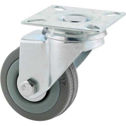 Image for Steelex D2592 - 2" Gray Rubber Swivel Caster