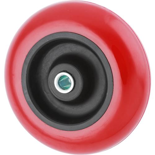Image for Steelex D2651 - 3" Red Polyurethane Wheels