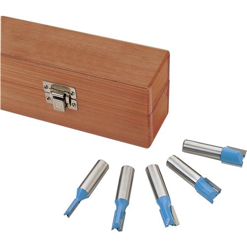 Image for Roman Carbide DC1701 - 5 Pc. Straight Bit Set, 1/2" Shank