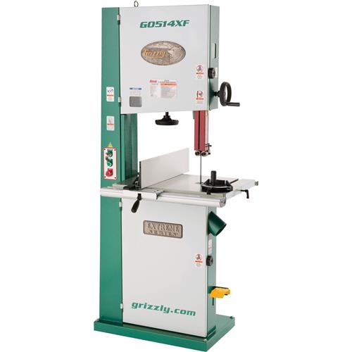 Image for Grizzly G0514XF - 19" 3 HP Extreme-Series Bandsaw with Foot Brake