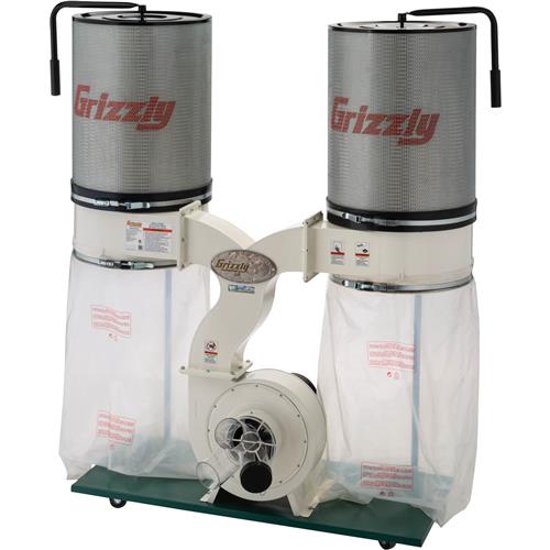 Image for 3 HP Double Canister Dust Collector w/ Aluminum Impeller
