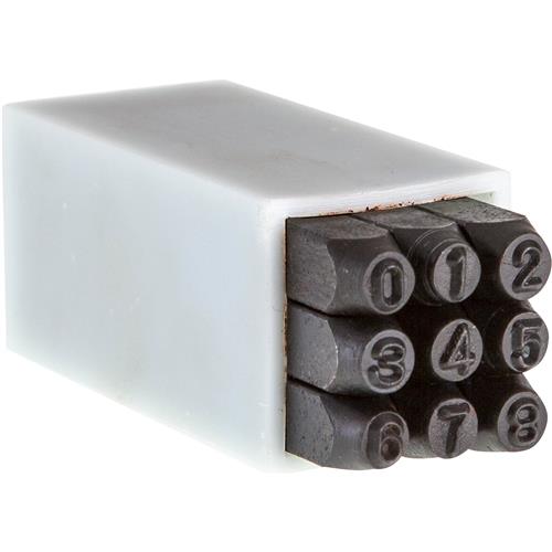 Image for Grizzly G5746 - Steel Stamping Set - 1/8" Numbered