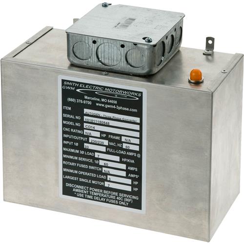 Image for Grizzly G5843 - Static Phase Converter - 3 to 7 HP