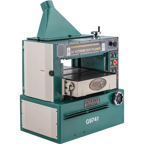 Image for Grizzly G9741 - 24" 10 HP 3-Phase Extreme-Duty Planer