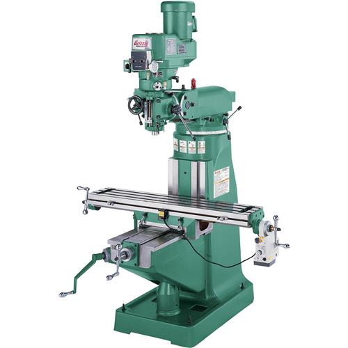 Image for Grizzly G9903 - 9" x 49" Vertical Mill w/ Power Feed, 3-Phase VS