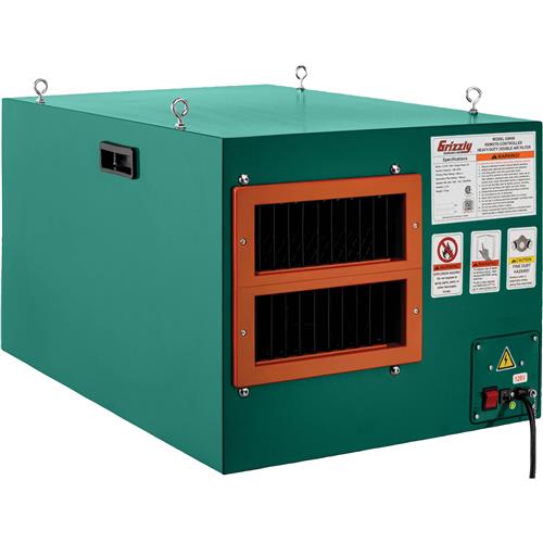 Image for Grizzly G9956 - Heavy-Duty Double Air Filter with Remote Control