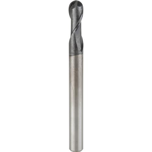 Image for Grizzly H7647 - 3/8" x 4" Super Carbide 2-Flute Ball End Mill