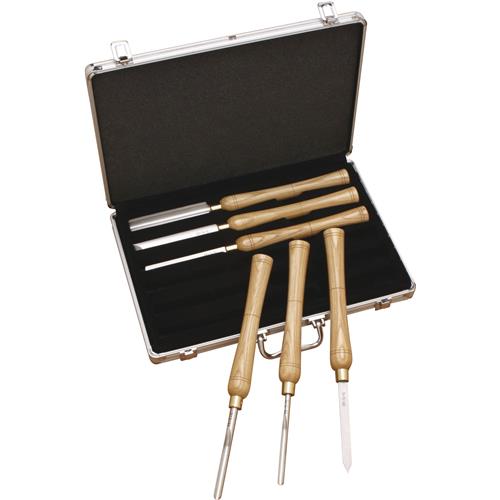 Image for Grizzly H7924 - 6-Pc. Lathe Chisel Set in Aluminum Box