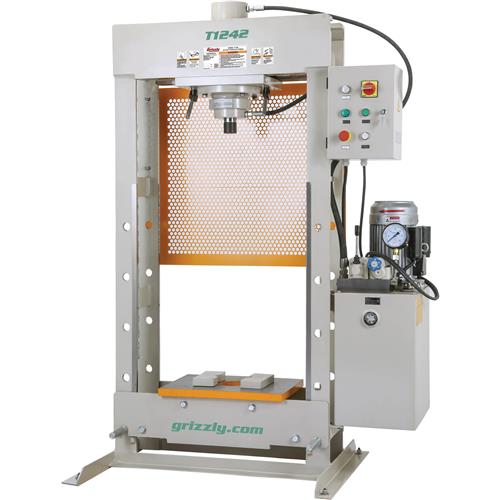 Image for Grizzly T1242 - 30 Ton Electric Hydraulic Shop Press