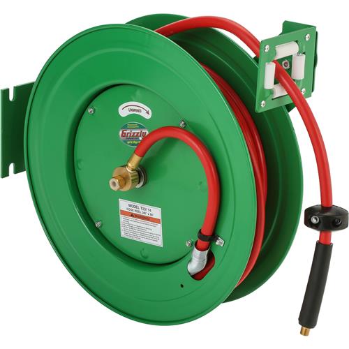 Image for Grizzly T23114 - 3/8" x 50' Retractable Hose Reel