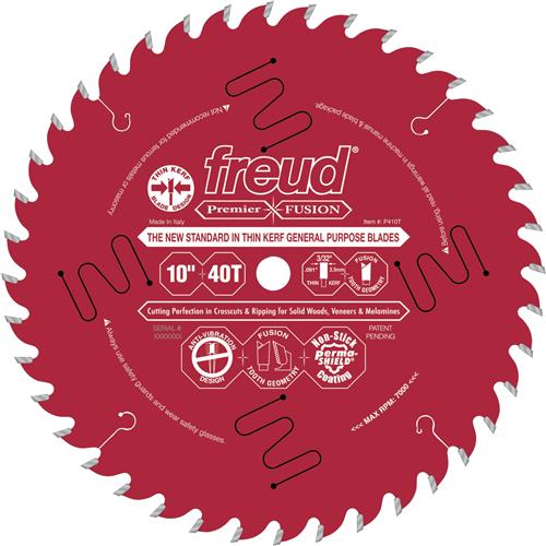 Image for Freud T24418 - 10" x 5/8" 40t Hi-ATB General Purpose Saw Blade
