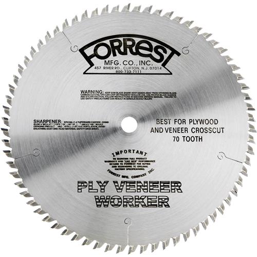 Image for Forrest T24790 - 10" x 5/8" 70t Ply Veneer Worker