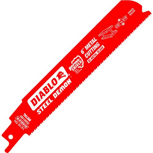 Image for Diablo T25767 - Diablo Steel Demon 6" 14/18 TPI, 5 Pack