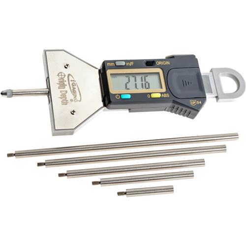 Image for iGaging T27463 - 0-16"/0.0005"/0.01mm/128th Spc Absolute Digital Depth Gauge