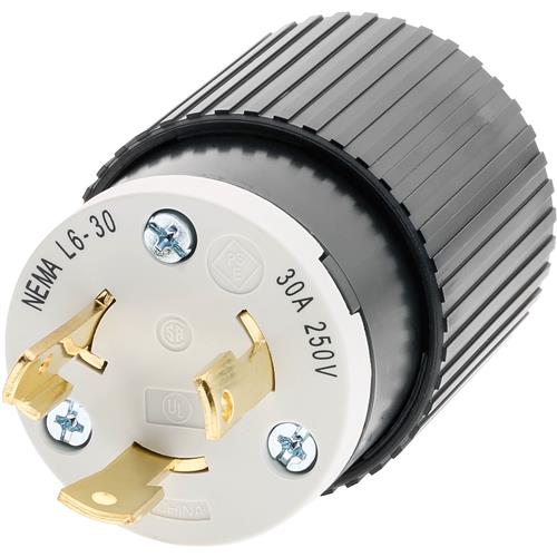 Image for Hubbell T28429 - 30 Amp 250V NEMA L6-30 Single-Phase Twist Lock Plug