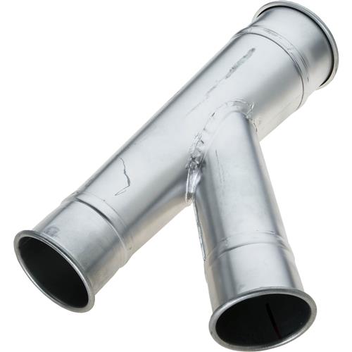 Image for US Duct T28542 - 4" x 3" x 3" 45 Deg Industrial Dust Collection Branch