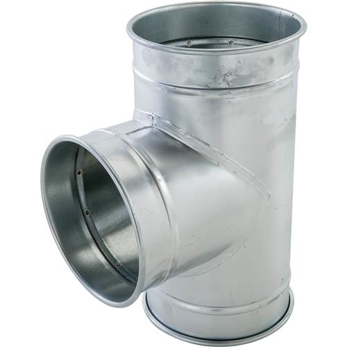 Image for US Duct T28662 - 8" 90 Deg Industrial Dust Collection T Branch