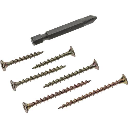 Image for Minerallac T28820 - #6 Yellow Zinc Coarse Thread Bugle Head Drywall Screw Kit, 221 pc.