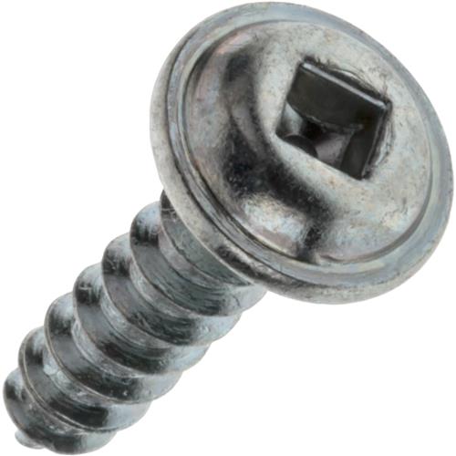 Image for Minerallac T28880 - #10 x 3/4" #2 Bit Zinc Square Drive Round Washer Head Metal Screw, 100 pc.