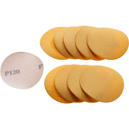 Image for Grizzly T30395 - 3" A/O Sanding Discs, 120 Grit H&L, 10 pk.