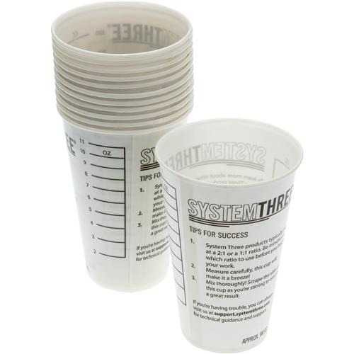 Image for System Three T30582 - 12 oz. Graduated Mixing Cups, 12 pc.