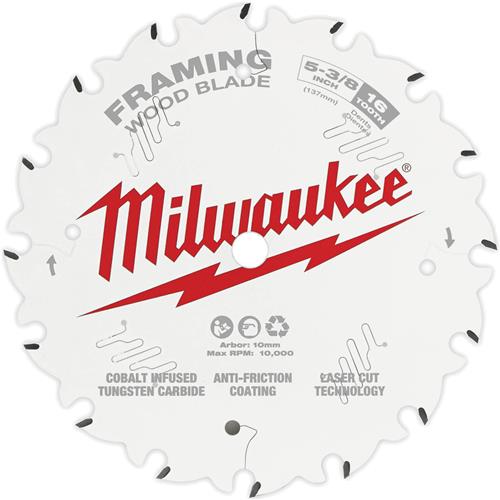 Image for Milwaukee T31311 - 5-3/8" 16T Framing Circular Saw Blade