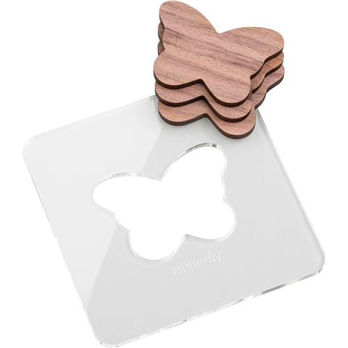 Image for Slab Stitcher T31899 - Walnut Inlay Add-On Pack, Butterfly - 3 pk. w/ template