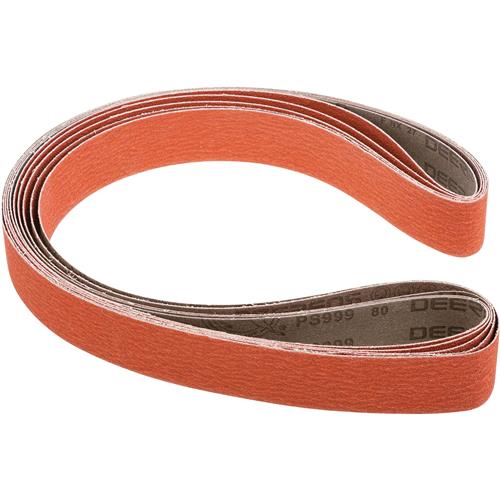 Image for Grizzly T32051 - 2" x 72" Ceramic Sanding Belt, 80 Grit, 5 Pk.