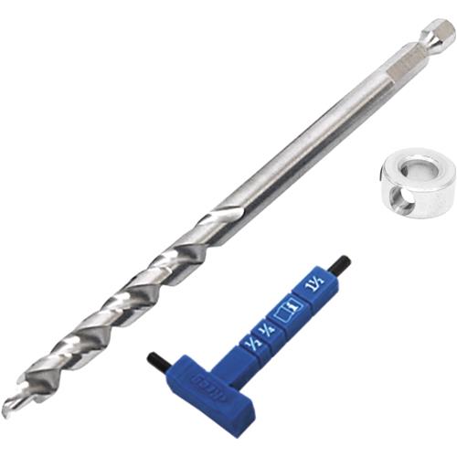 Image for Kreg T32648 - Kreg Micro-Pocket Drill Bit w/ Stop Collar & Hex Wrench