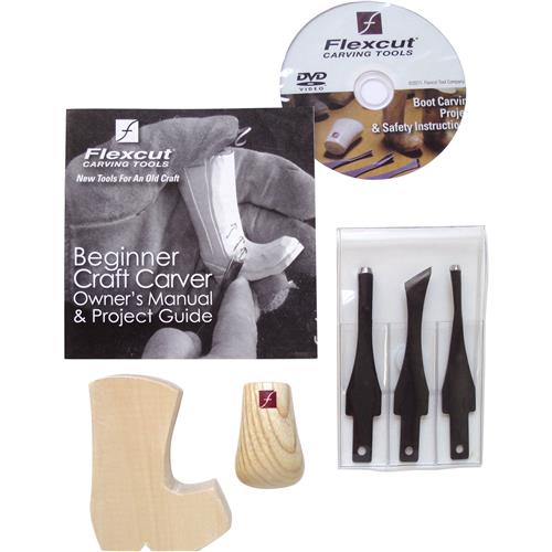 Image for Flexcut T32690 - Beginner 3-Blade Craft Carver Set