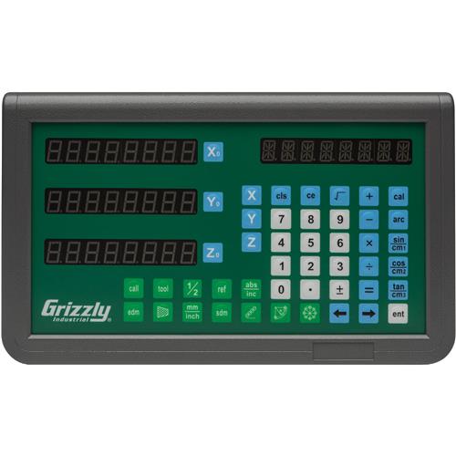 Grizzly T33080 - 2/3 Axis Lathe DRO - Grizzly Industrial, Inc.