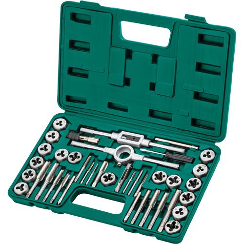Image for Grizzly Precision T34077 - 40-Pc. SAE Tap & Die Set