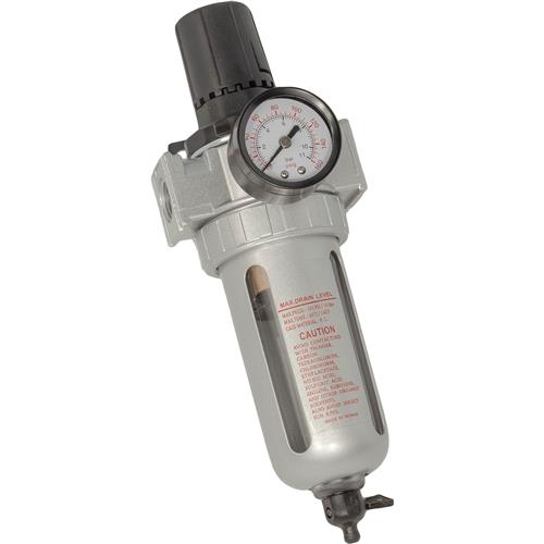 Image for Grizzly T34261 - 3/8" Filter Regulator  with Gauge 150 PSI