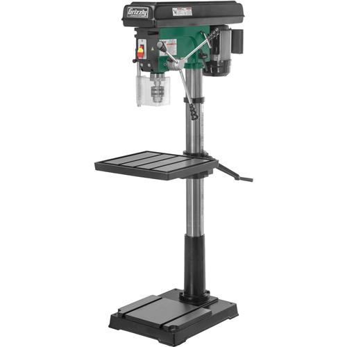 Image for Grizzly T34611 - 20" Floor Drill Press w/ LED & Laser Guide