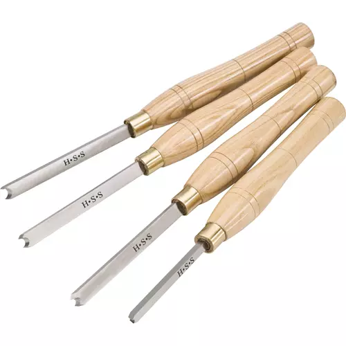 Shop Fox D3781 - Beading Lathe Chisel Set, 4 pc. - Grizzly